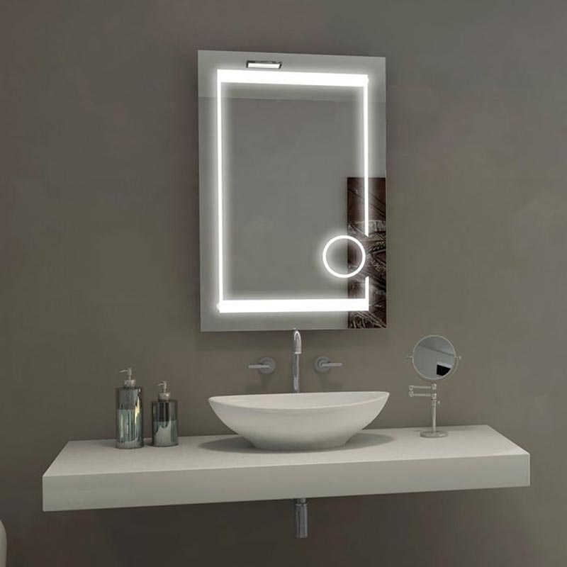 Magnifying mirror light