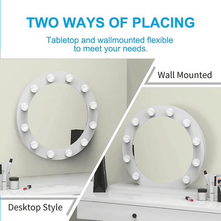 professional makeup mirror with lights