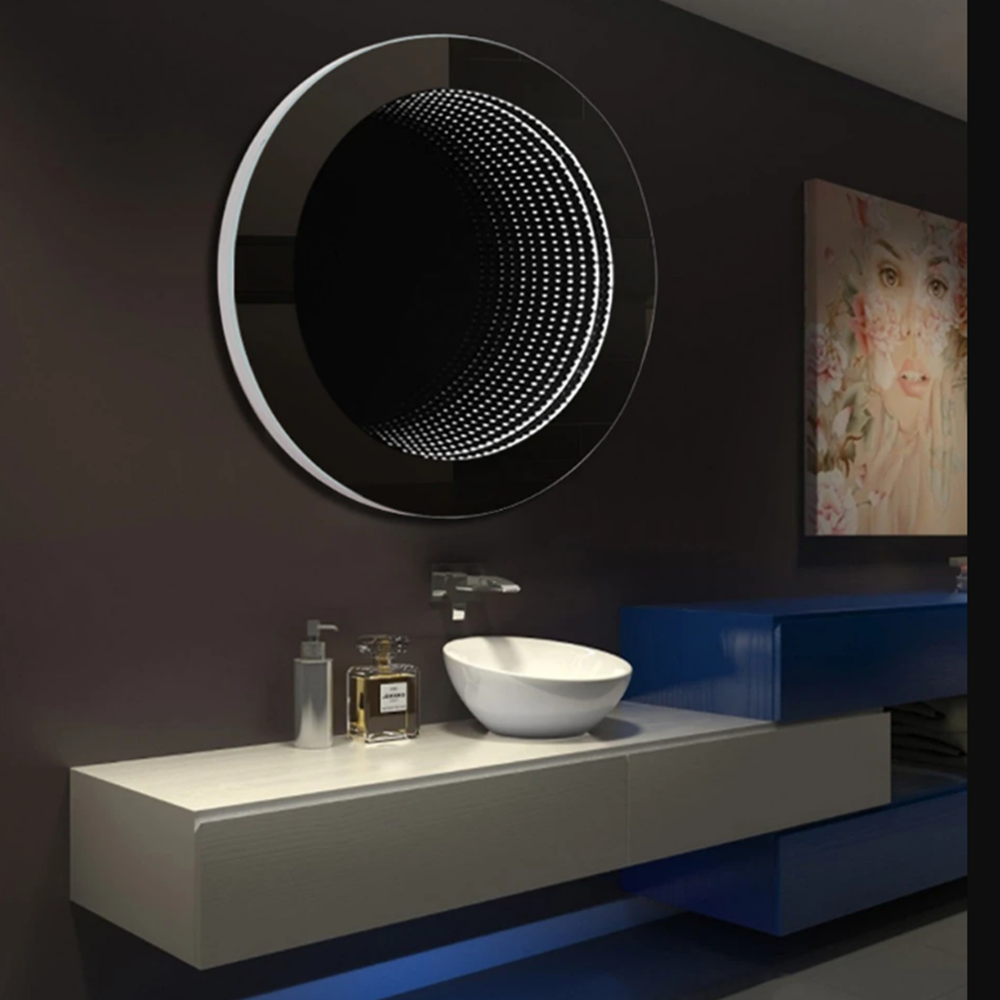 Led infinity mirror light